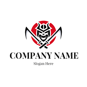 Circle Logo Circle Helmet Scythe Dead logo design