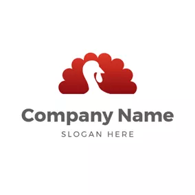 Abstract Logo Abstract Cloud and Turkey Outline logo design