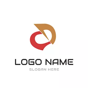 Letter Logo Abstract Shape Letter D C logo design