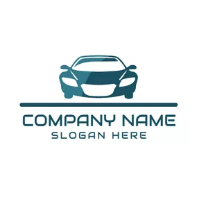 Car Wash Logo Green Auto and Car Wash logo design