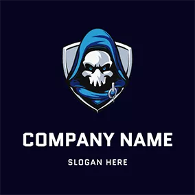 Art & Entertainment Logo Villain and Shield logo design
