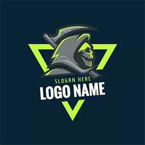 Art & Entertainment Logo Villain and Triangle logo design